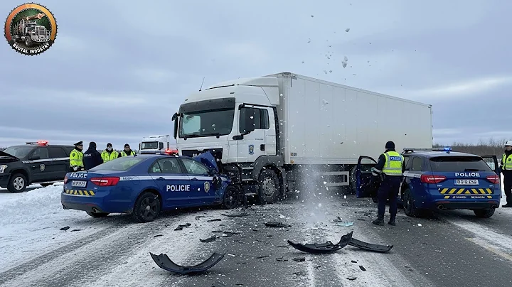 Icy Road Madness Caught On Camera - Winter Crash #5